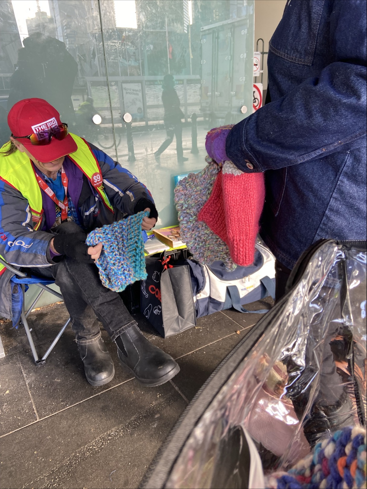 Great use of NDIS community access donating home made clothing to the homeless - Image 6
